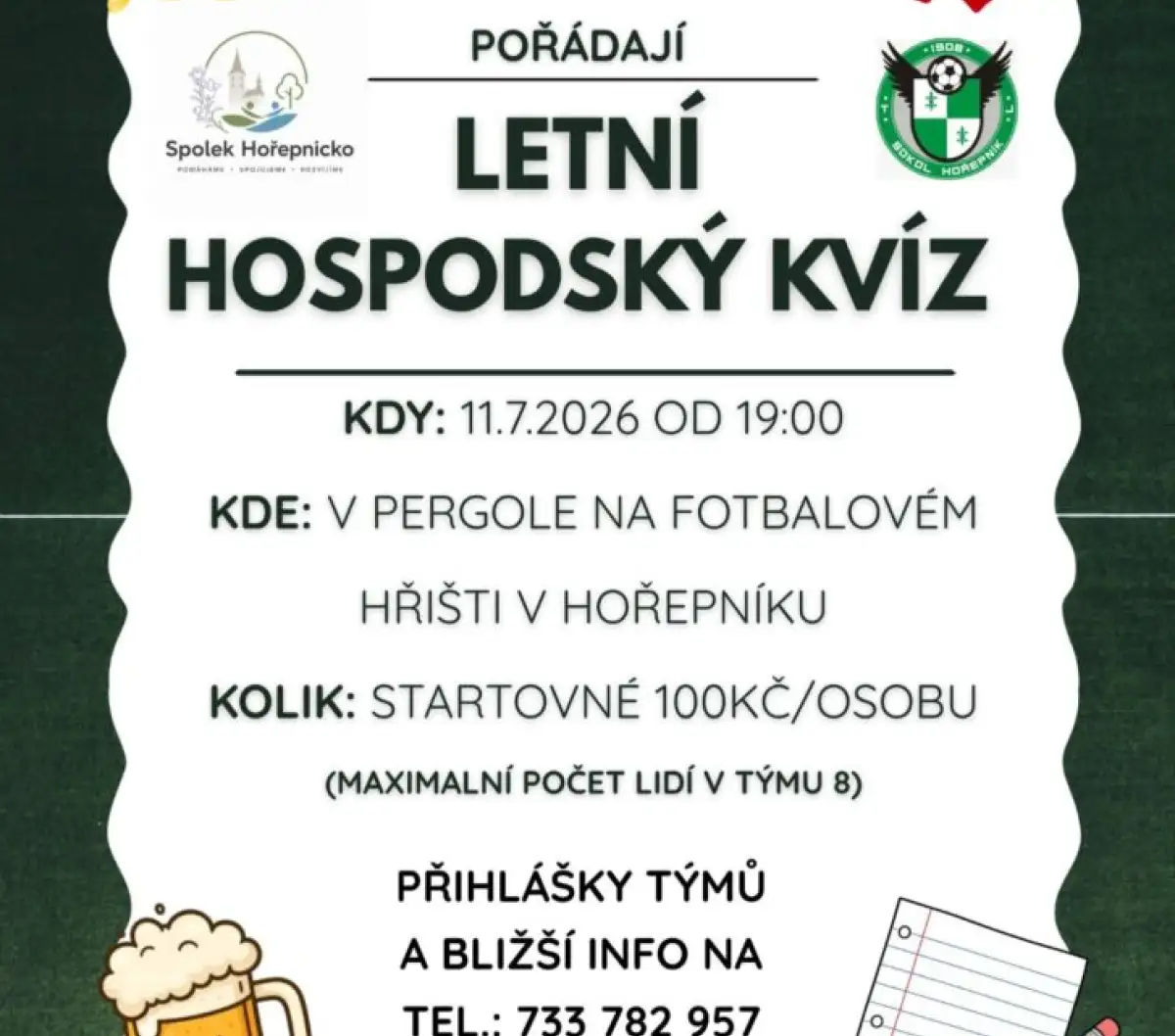 Letní hospodský kvíz