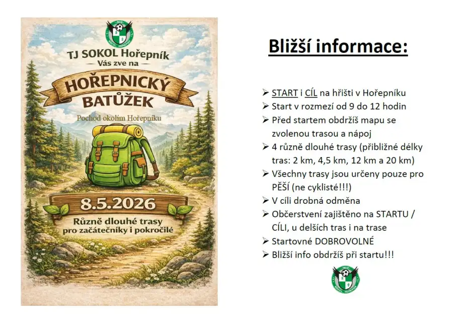 Hořepnický batůžek