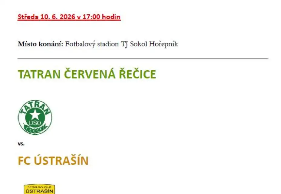 Finále poháru OFS Pelhřimov