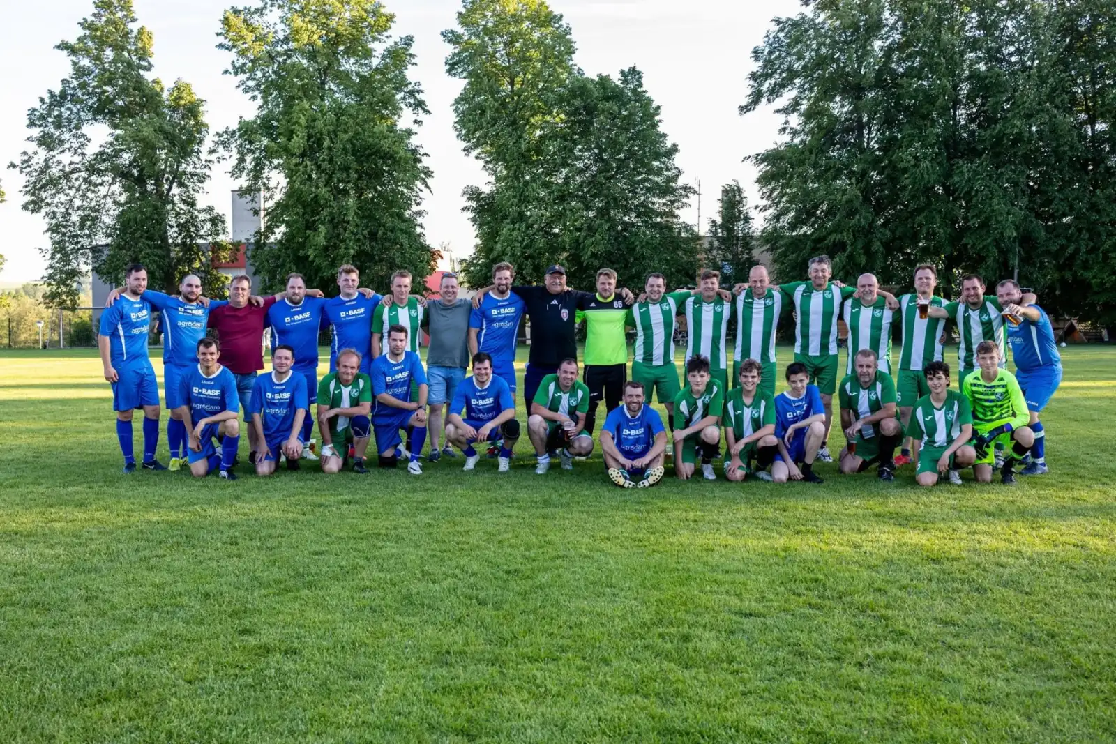Pouťový fotbal proti Bořeticím